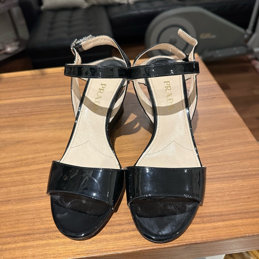 Prada wedge sandals